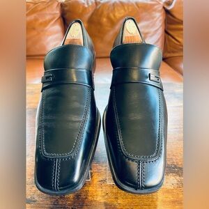 GUCCI G Logo Split Toe Leather Loafers Shoes for Men size US 10 M  UK 9.5 101769